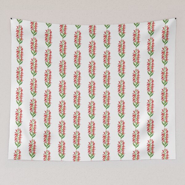 Item preview, Cardinal flower (Lobelia cardinalis) designed and sold by PAPERPLAN.