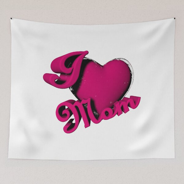 Item preview, I love my mom designed and sold by Delpieroo.