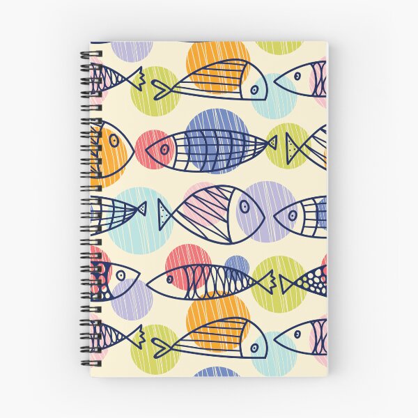 Item preview, Multicolor Fish Lines Pattern designed and sold by KeeleyEdwards47.