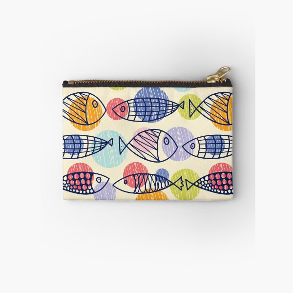 Item preview, Multicolor Fish Lines Pattern designed and sold by KeeleyEdwards47.