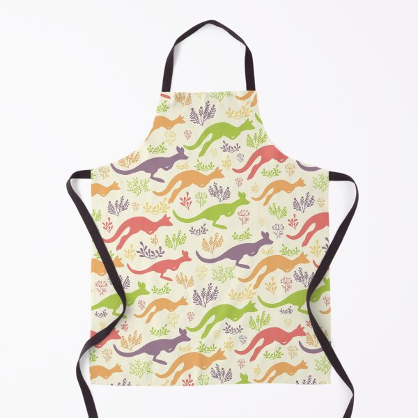 Item preview, Multicolor Kangaroo Plant Silhouettes Pattern designed and sold by KeeleyEdwards47.