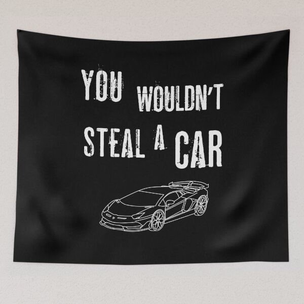 Item preview, You Wouldn't Steal A Car Anti-Piracy Ad designed and sold by LoveSeasonz.