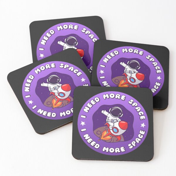 Item preview, I NEED MORE SPACE Astronaut Rocket designed and sold by everything4eva.