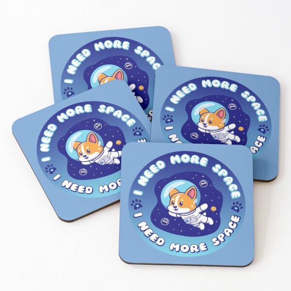 Item preview,  I NEED MORE SPACE Astronaut Puppy designed and sold by everything4eva.