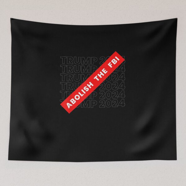 Item preview, Mens Abolish The FBI President Political Warrant Trump Raid 2024 designed and sold by RonniePotter78.