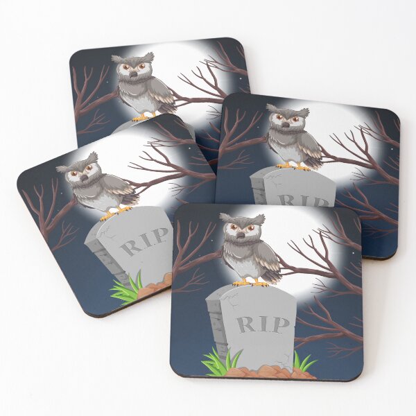 Item preview, Owl Welcoming Halloween Classical designed and sold by Sam-DesignMart.