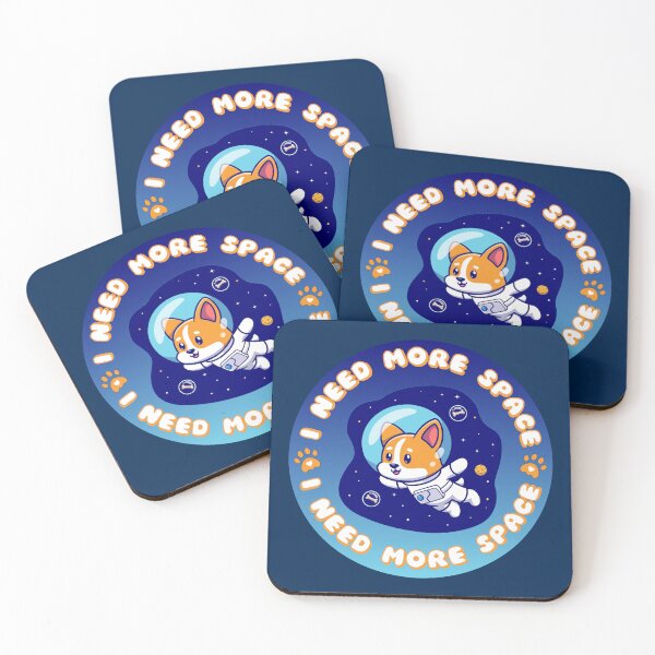 Item preview, I NEED MORE SPACE Astronaut Puppy designed and sold by everything4eva.