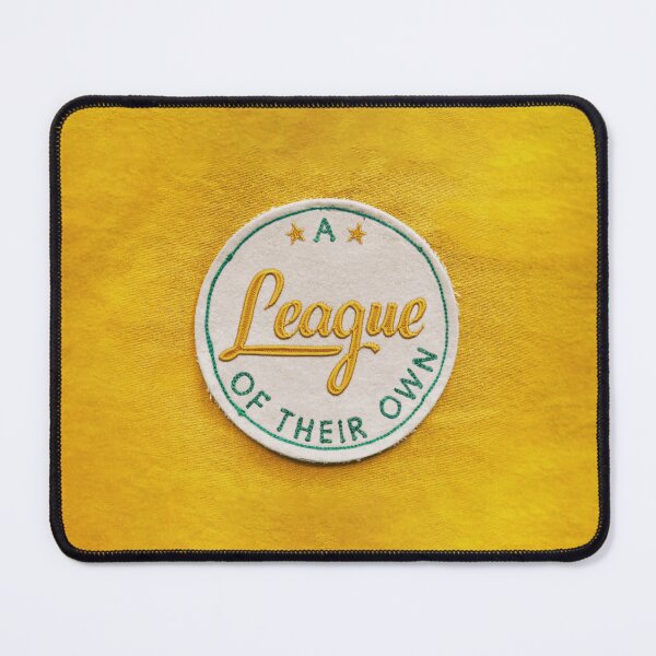 Item preview, A League Of Their Own patch (yellow) designed and sold by RainbowCraft.