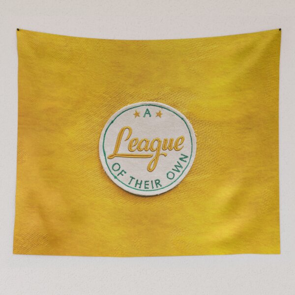 Item preview, A League Of Their Own patch (yellow) designed and sold by RainbowCraft.