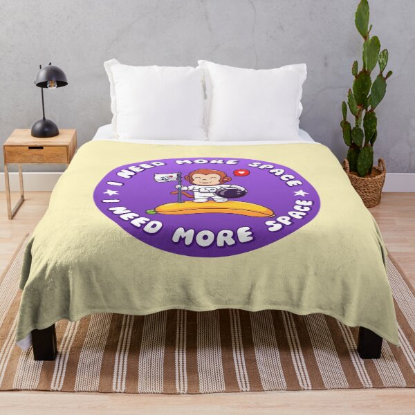 Item preview, I NEED MORE SPACE Astronaut Monkey designed and sold by everything4eva.