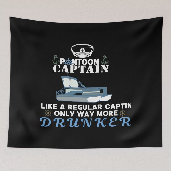 Item preview, Pontoon Captain Like a Regular Captain Only More Drunker  Essential  designed and sold by brazaoofosuae.