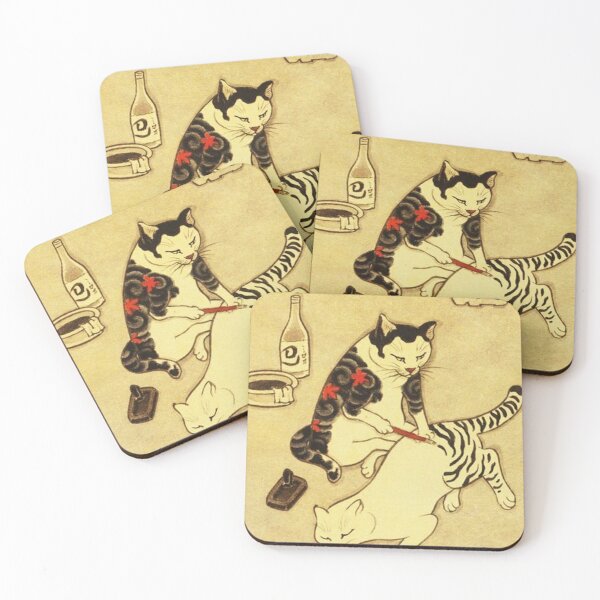 Item preview, Cat Tattoo cat designed and sold by abriyasteigman.