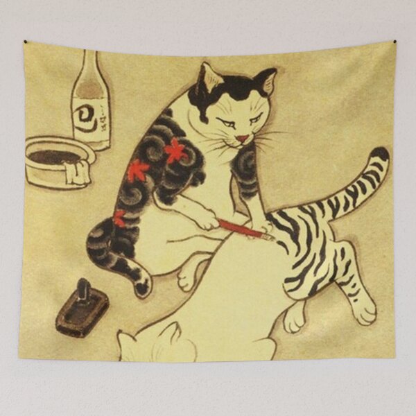 Item preview, Cat Tattoo cat designed and sold by abriyasteigman.