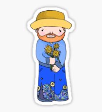 Kleiner Vincent Van Gogh Sticker
