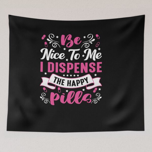 Item preview, PHARMACIST TECHNICIAN ITEMS DISPENSE THE HAPPY PILLS designed and sold by sobriowslen.