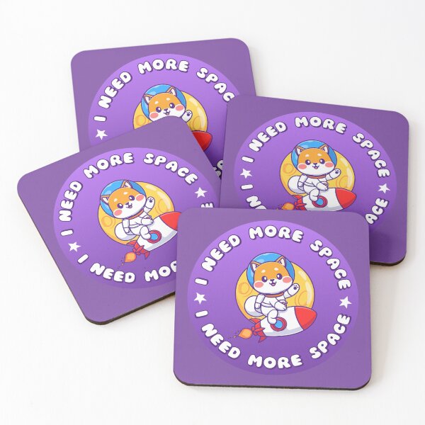 Item preview, I NEED MORE SPACE Astronaut Puppy designed and sold by everything4eva.