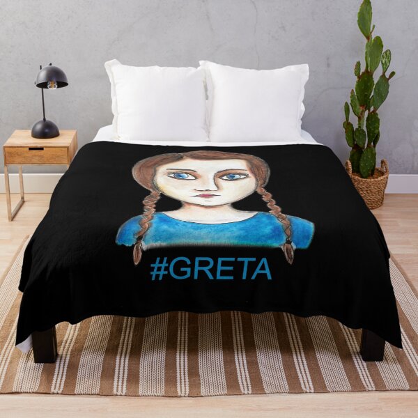 Aperçu de l'œuvre Cadeaux d'anniversaire Greta Thunberg cadeau pour les fans créée et vendue par DasandLieu.
