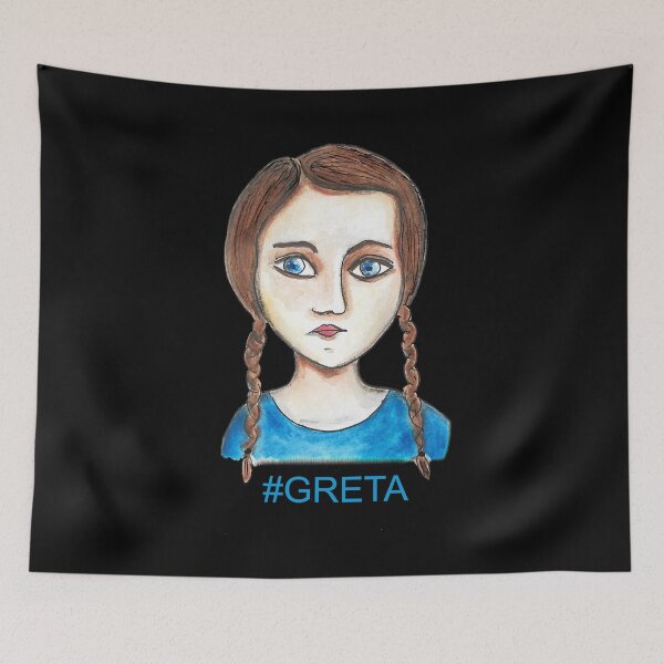 Aperçu de l'œuvre Cadeaux d'anniversaire Greta Thunberg cadeau pour les fans créée et vendue par DasandLieu.