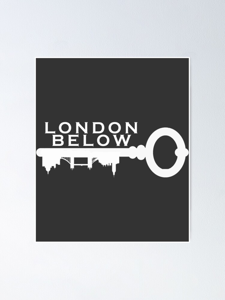 "London Below Logo - White" Poster for Sale by WilliamGra | Redbubble