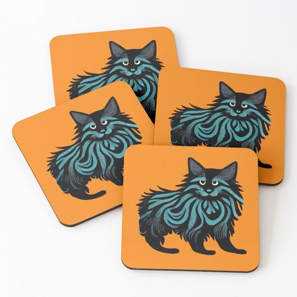 Item preview, Maine Coon cat design designed and sold by ThePurpleMelon.