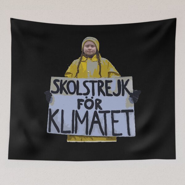 Aperçu de l'œuvre Cadeaux d'anniversaire Greta Thunberg Cadeaux pour Halloween créée et vendue par DasandLieu.