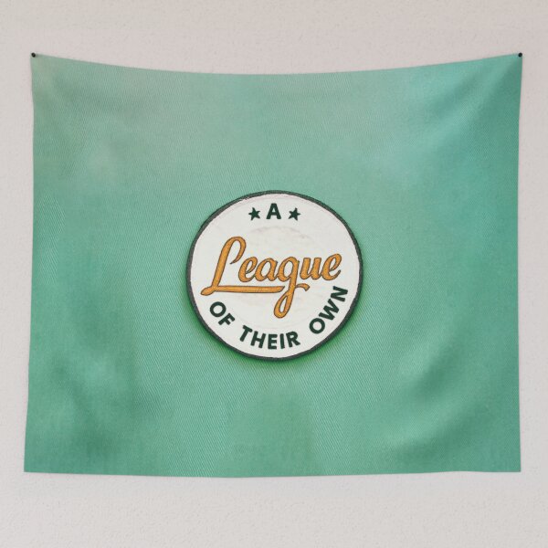 Item preview, A League Of Their Own patch (turquoise) designed and sold by RainbowCraft.