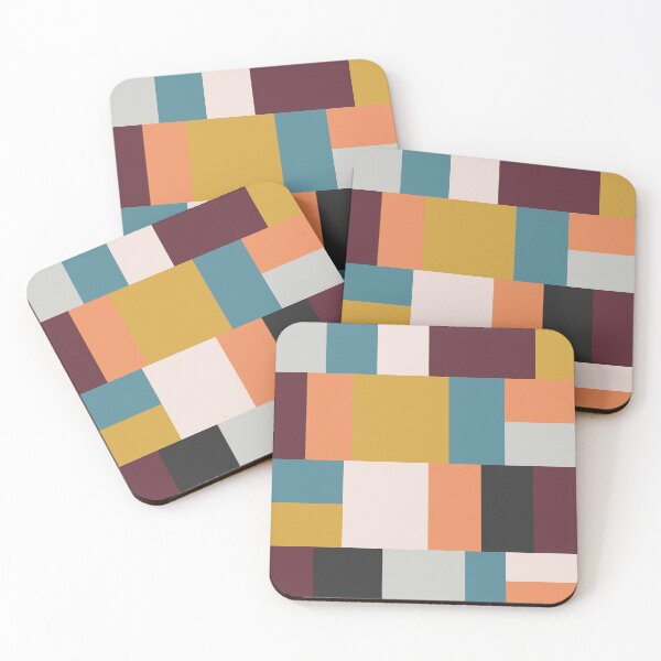 Item preview, Multi Colored Geometric Squares Pattern designed and sold by quarantine81.