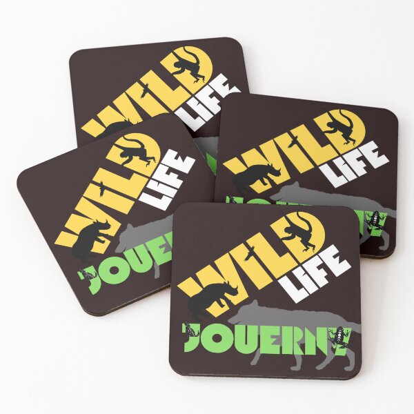 Item preview, Modern nature wild life journey Minimalist Black, Yellow and green Wild Life T-Shirt designed and sold by SAFALK.