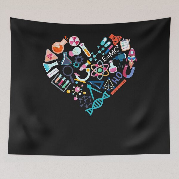 Item preview, Science Teacher Heart Chemistry, Science Lover designed and sold by ElizabethxJime.
