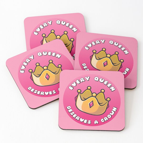 Item preview, Every Queen Deserves A Crown Rose Quartz designed and sold by everything4eva.