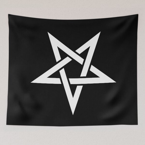 Item preview, Reverse White Pentagram Satanic Satanism designed and sold by darknessjeff86.