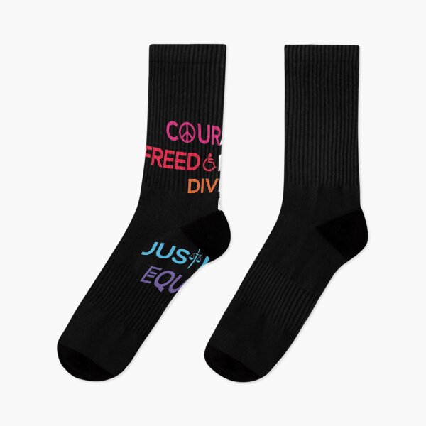 Item preview, courage freedom diversity rights kindness justice equality funny retro vintage happy quotes designed and sold by elizabethdawnn.