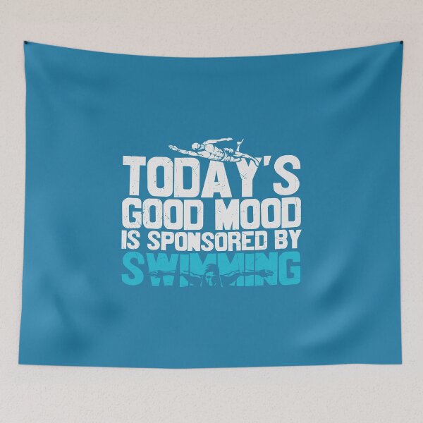 Item preview, Today's Good Mood is Sponsored by Swimming designed and sold by Lonesome-Fox.