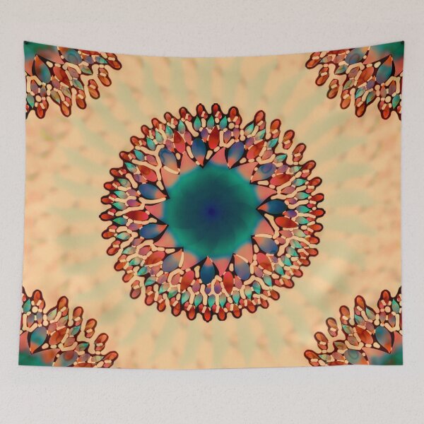 Item preview, Earthy Starburst Mandala designed and sold by RoxanneG.