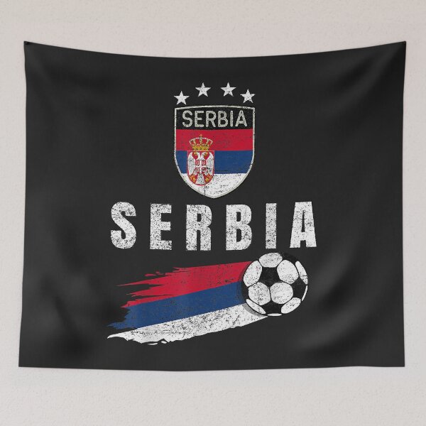 Item preview, Serbia Soccer Fans Jersey Serbian Flag Football Lovers  designed and sold by PATRICKSTRASSER.