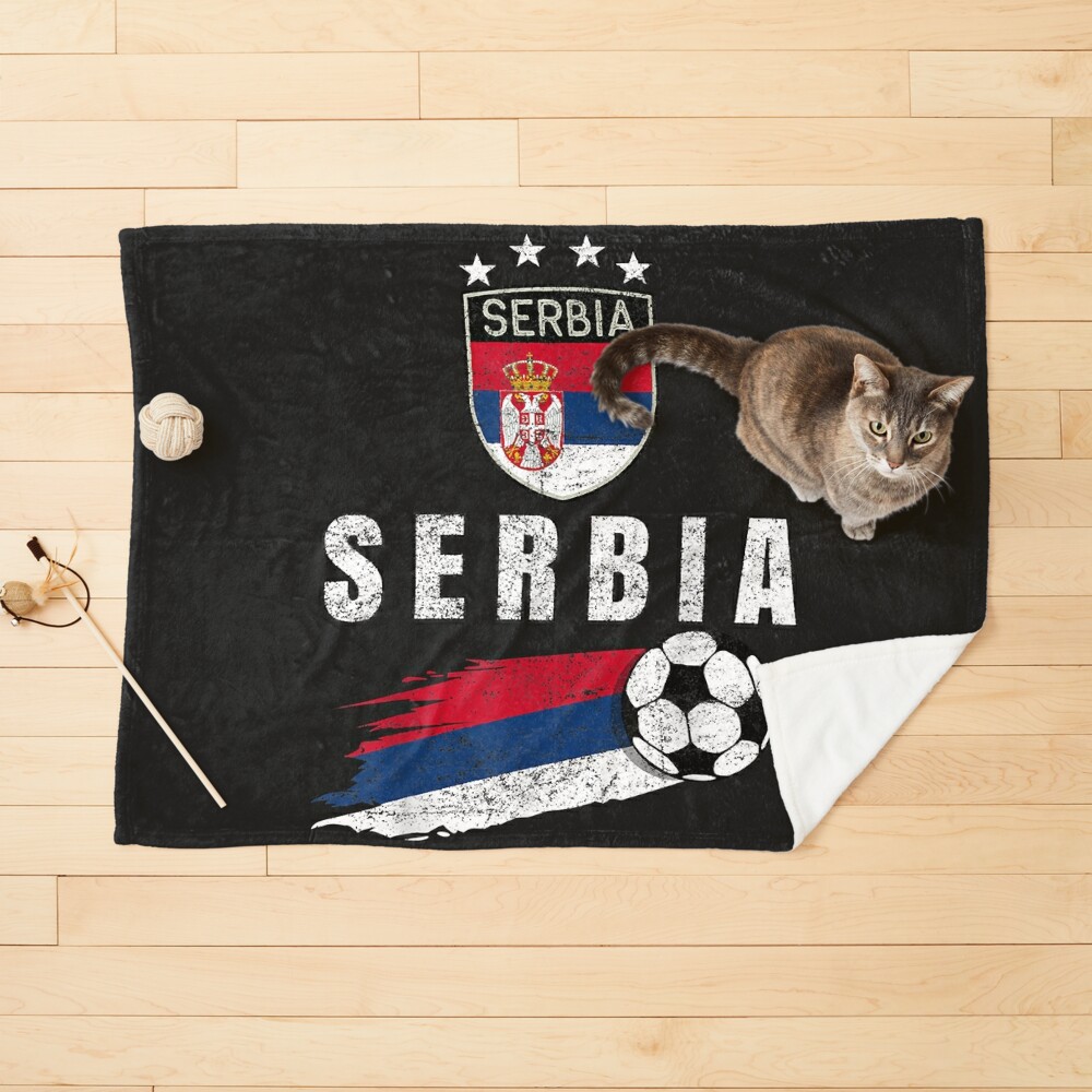 Serbia Soccer Fans Jersey Serbian Flag Football Lovers  Poster for Sale by  PATRICKSTRASSER