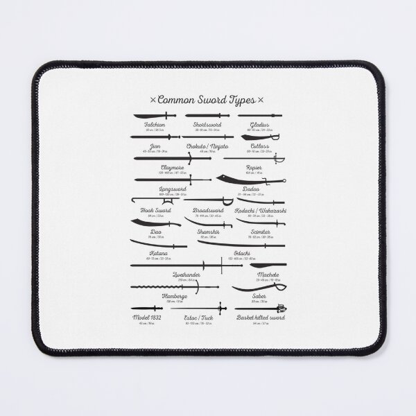 Item preview, Common Sword Types Miria Manga Graphic Gift Fan designed and sold by KirstMatthews.