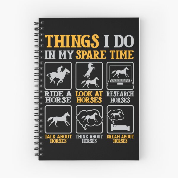 Item preview, THINGS I DO IN MY SPARE TIME HORSE RIDERS HORSE LOVERS designed and sold by sobriowslen.