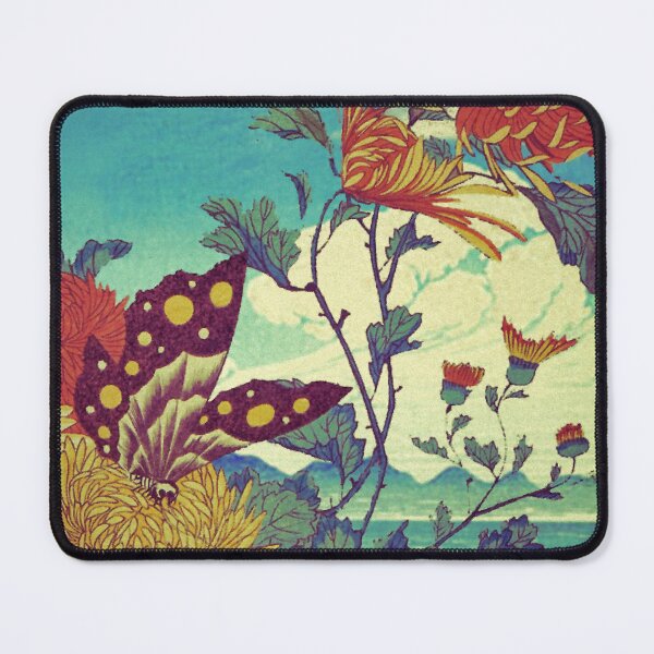 Item preview, Ocean Behind Flowers at Zijhin - Nature Landscape designed and sold by Kijiermono.