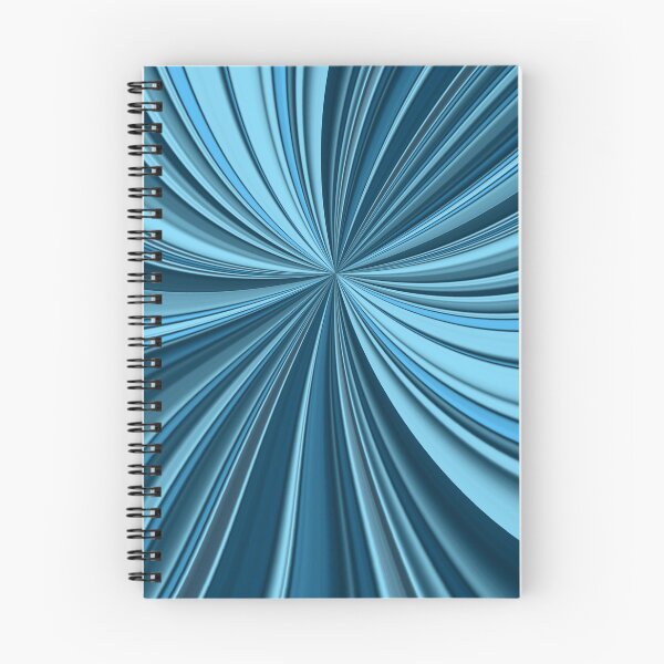 Item preview, contemporary style as a turquoise blue 3D curved stripe design designed and sold by mister-john.