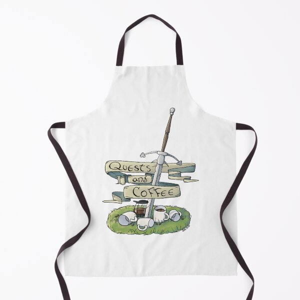 Item preview, Quests and Coffee Manga Graphic Gift Fan designed and sold by KirstMatthews.