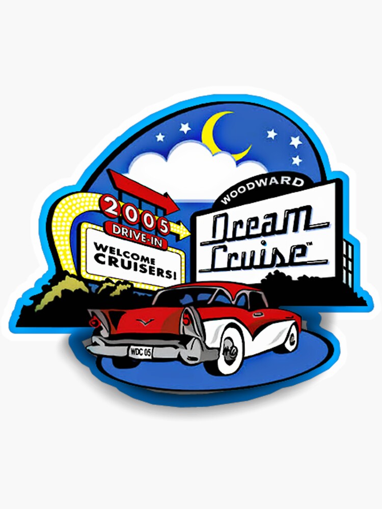 "Woodward Dream Cruise " Sticker for Sale by 4x4Thriftert Redbubble