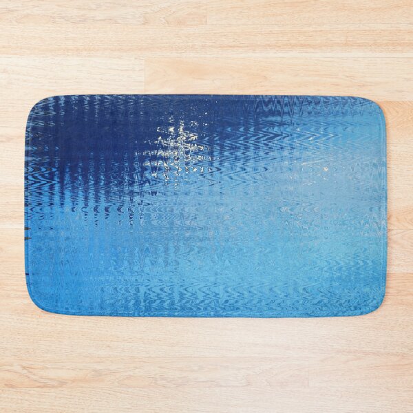 Item preview, Coastal Abstract Ocean Lines in Blue Shades Water Aesthetic Reflection 3 of 4 designed and sold by Beachy.