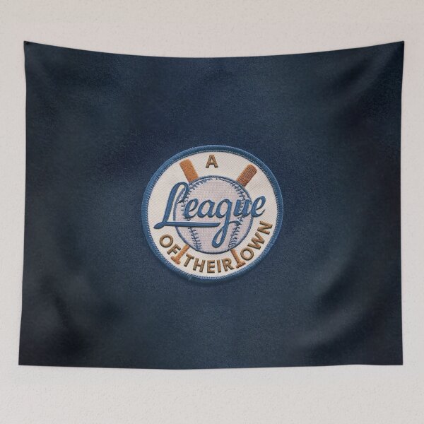 Item preview, A League Of Their Own patch (dark blue) designed and sold by RainbowCraft.
