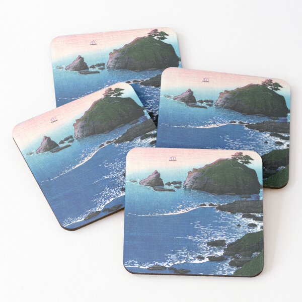 Item preview, Kude Beach in Wakasa by Kawase Hasui designed and sold by Takeda-art.