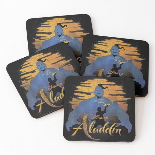 Item preview, Live Action Genie  Aladdin Sunset Silhouette designed and sold by DenisJoness.