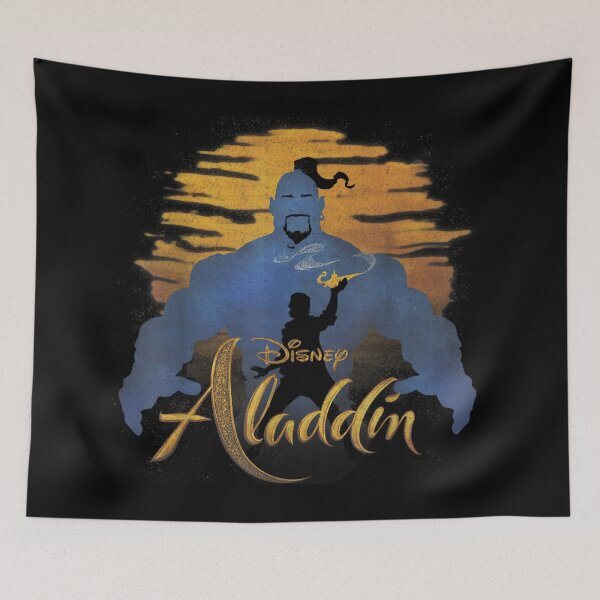 Item preview, Live Action Genie  Aladdin Sunset Silhouette designed and sold by DenisJoness.
