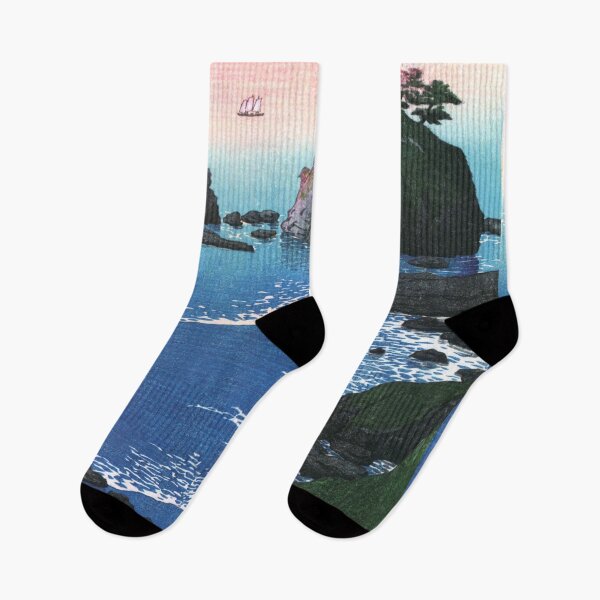 Item preview, Kude Beach in Wakasa by Kawase Hasui designed and sold by Takeda-art.