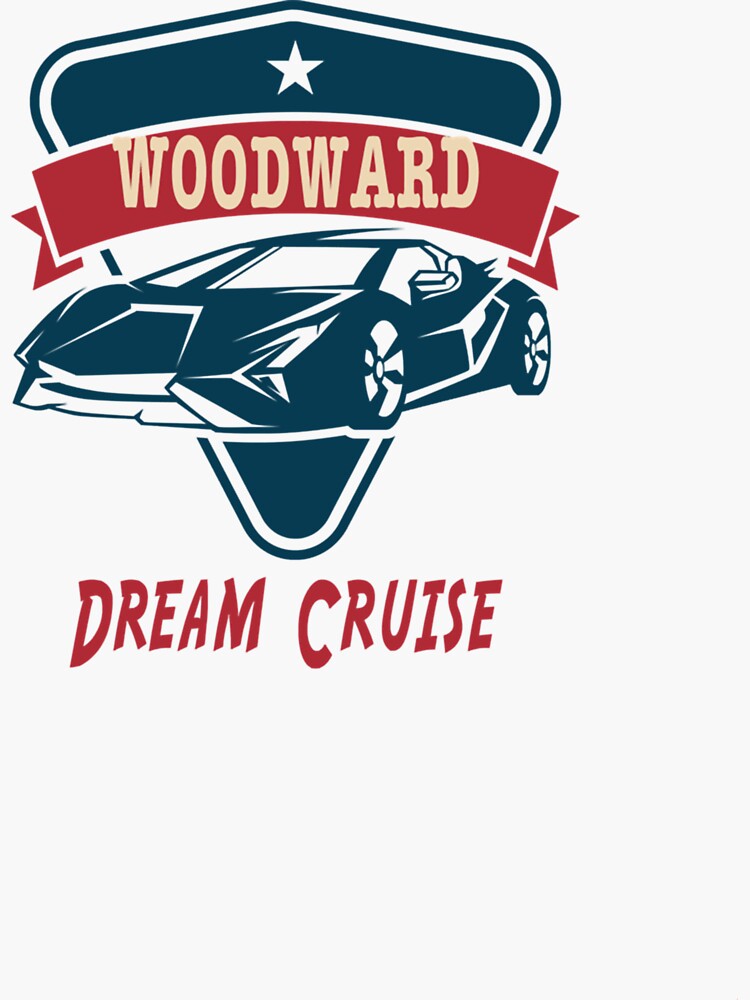 "Woodward dream cruise " Sticker for Sale by 4x4Thriftert Redbubble