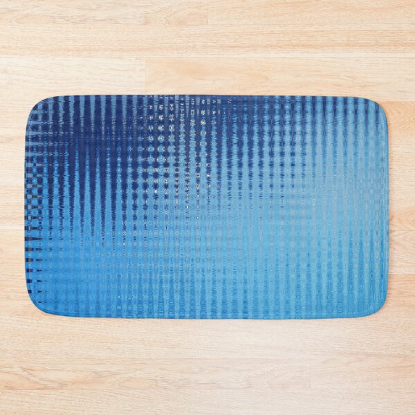 Item preview, Coastal Abstract Ocean Lines in Blue Shades Water Aesthetic Reflection 4 of 4 designed and sold by Beachy.